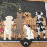 Hunde Stick Applikation ab 13x18 in 5 Größen - Sewando
