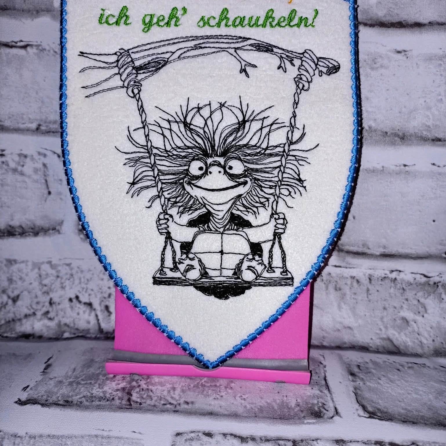 Stickdatei lustige Schildkröte ab 13x18 - Sewando