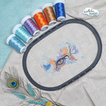 Auge Stickdatei Ornamentales Fantasie-Motiv für besondere Akzente - Sewando