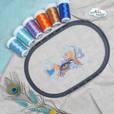 Auge Stickdatei Ornamentales Fantasie-Motiv für besondere Akzente - Sewando