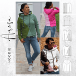 Schnittmuster Hoodie AROSA Gr. XS-XXXL : - Sewando