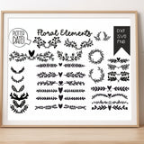 Plotterdatei "Floral Elements #1"