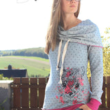 Raglan-Kragen-Shirt Alea Gr. 32-58 - Sewando