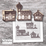 Plotterdatei WINTERHÄUSER svg + dxf - Sewando