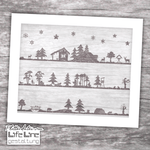 Plotterdatei WINTERWALD svg + dxf - Sewando