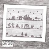 Plotterdatei WINTERWALD svg + dxf - Sewando