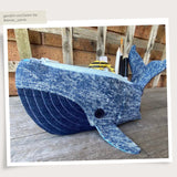 Wal-Mäppchen nähen, Schnittmuster für Jeans & Stoffreste