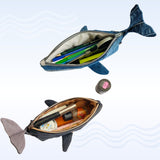 Wal-Mäppchen nähen, Schnittmuster für Jeans & Stoffreste