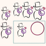 6x Stickdatei Schornsteinfeger Satinstick und ITH - Sewando