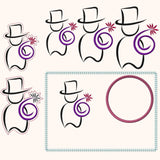 6x Stickdatei Schornsteinfeger Satinstick und ITH - Sewando