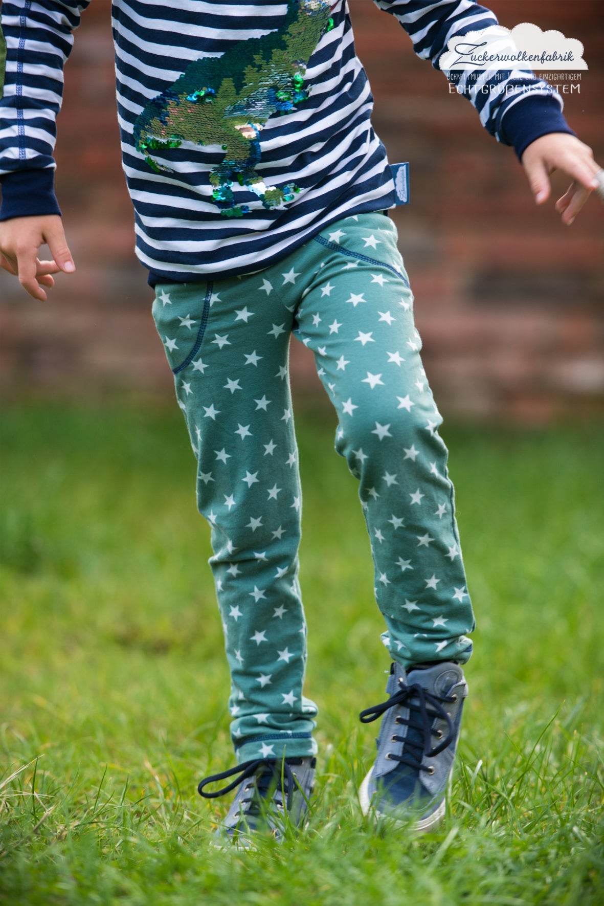 Alldayhose (3 Hosentypen mit verschiedenen Weiten und Figurtypen) für 69cm-140cm Körpergröße - Sewando