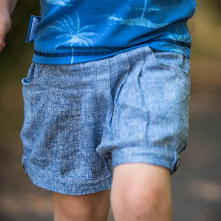 PASST IMMER Sonntagskind Gr. 74-110 | Shorts in 2 Längen | einzigartiges Passformsystem| - Sewando