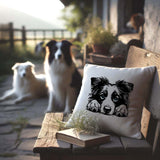 Stickdatei Border Collie "Vera"- realistisch - FÜR HELLE STOFFE