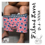 Schnittmuster Filous Lover Boxershorts Gr. S - XXXL - Sewando