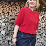 Fiona – weite Hemdbluse, Schnittmuster in Gr. 34 - 50
