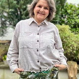 Fiona – weite Hemdbluse, Schnittmuster in Gr. 34 - 50