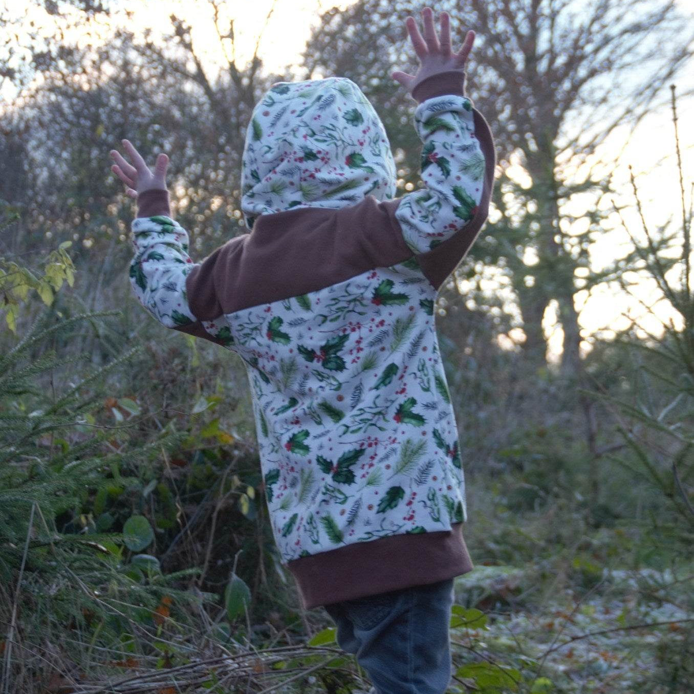 Schnittmuster Hoodie Hoodiekleid Lille Lys Gr. 64-164 - Sewando