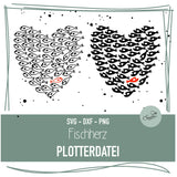 Plotterdatei Fischherz - Sewando