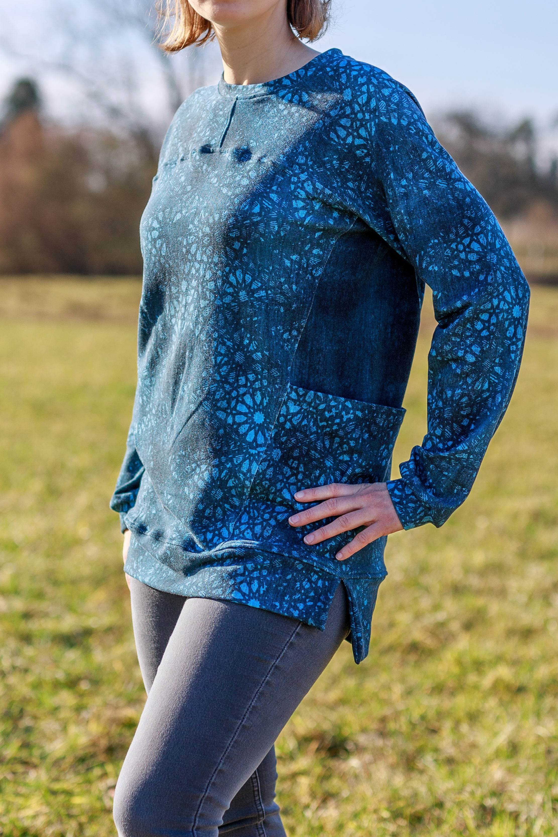 Schnittmuster Sweater Robin für Damen Gr. XS-XL - Sewando