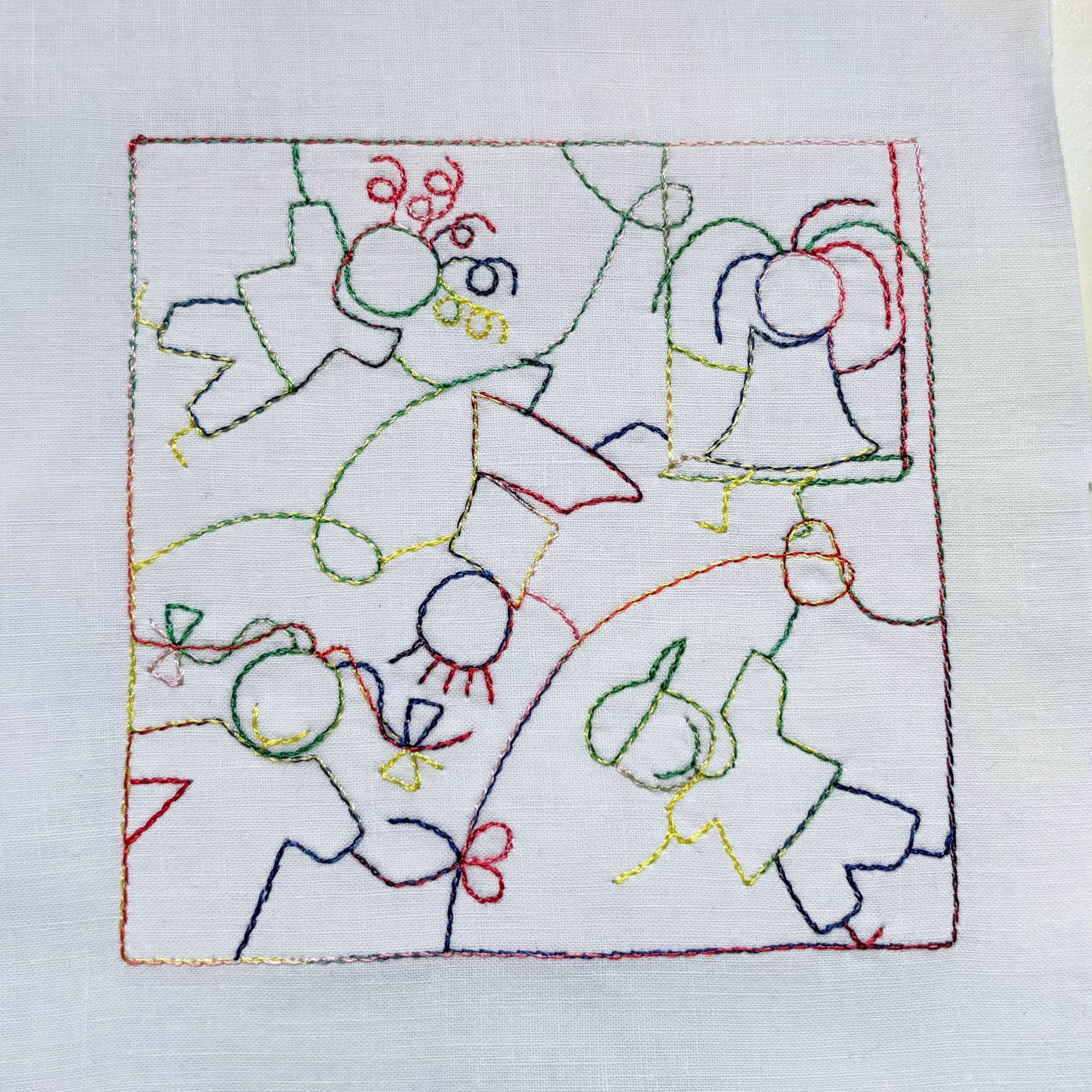 Füllmuster Kinder Stickdatei in 6 Größen - Sewando