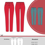 Schnittmuster Hose Loni Gr. 34-54 Jogginghose - Sewando