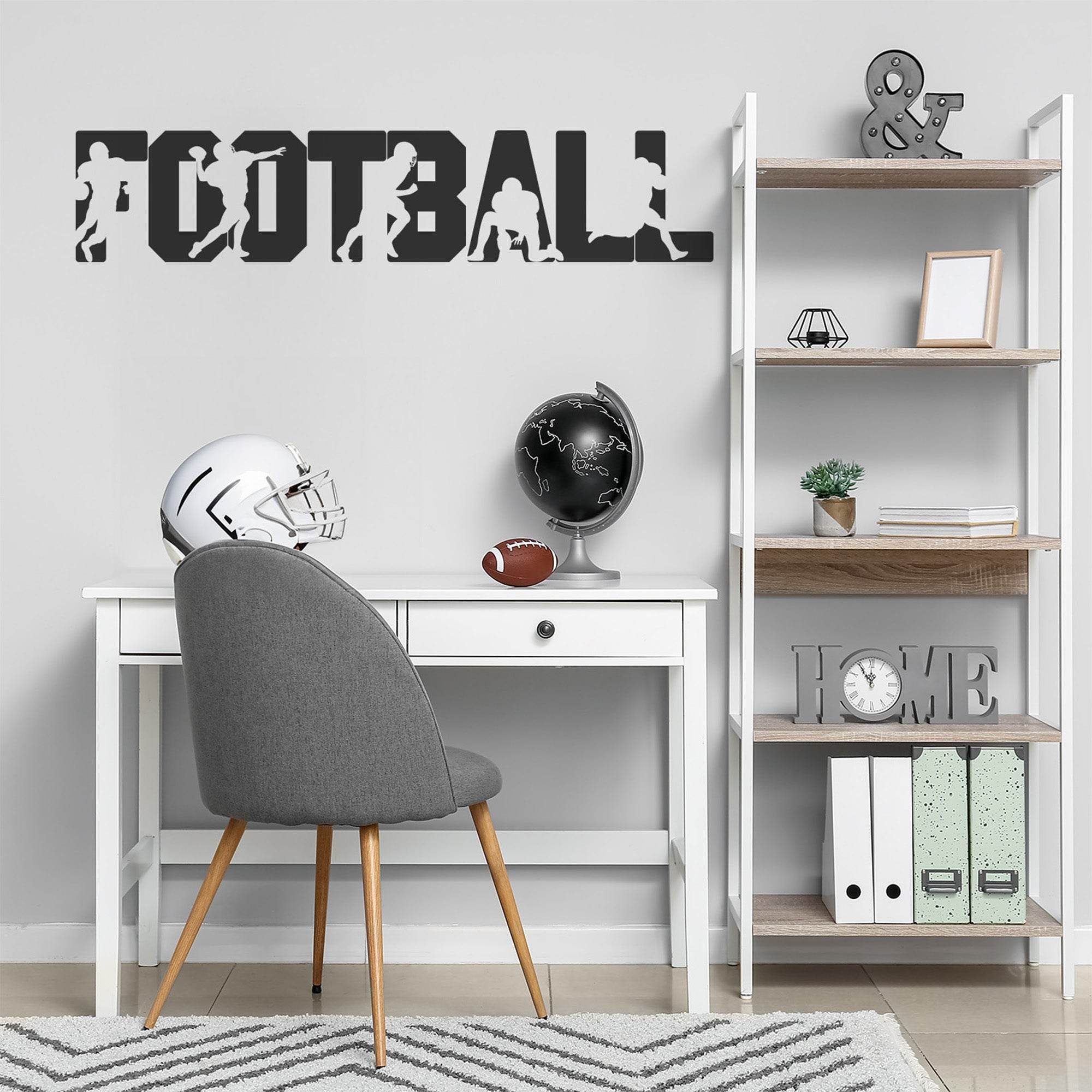 Plotterdatei Football Schriftzug - Sewando
