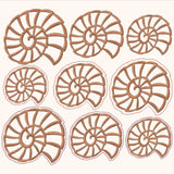 9x Stickdatei Fossil Satinstick und ITH - Sewando