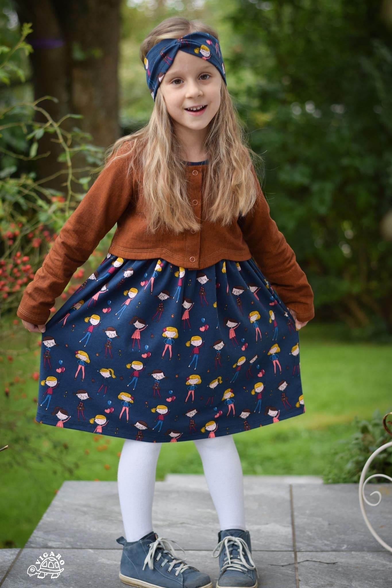 Schnittmuster Curved Crop Top inkl. Unterkleid BEAMER Version -Gr. 86-164 : - Sewando