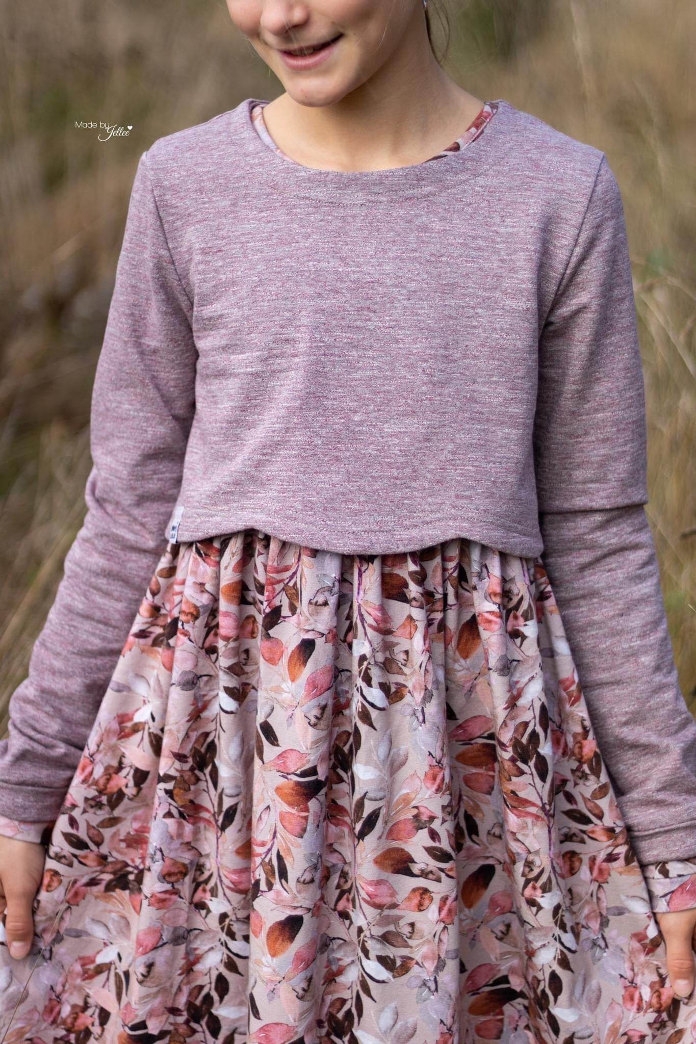 Schnittmuster Curved Crop Top inkl. Unterkleid BEAMER Version -Gr. 86-164 : - Sewando