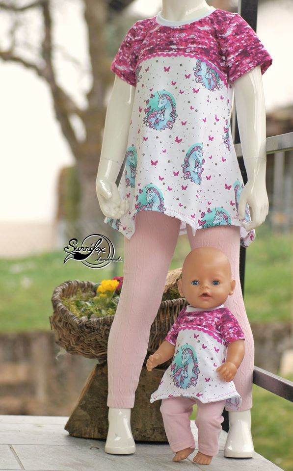 Happy Zipfelchen Gr. 86-164 Shirt + Tunika + Little Zipfelchen Schnittmuster - Sewando