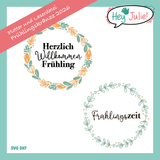 Plotter- und Laserdatei Frühlingskränze 2026