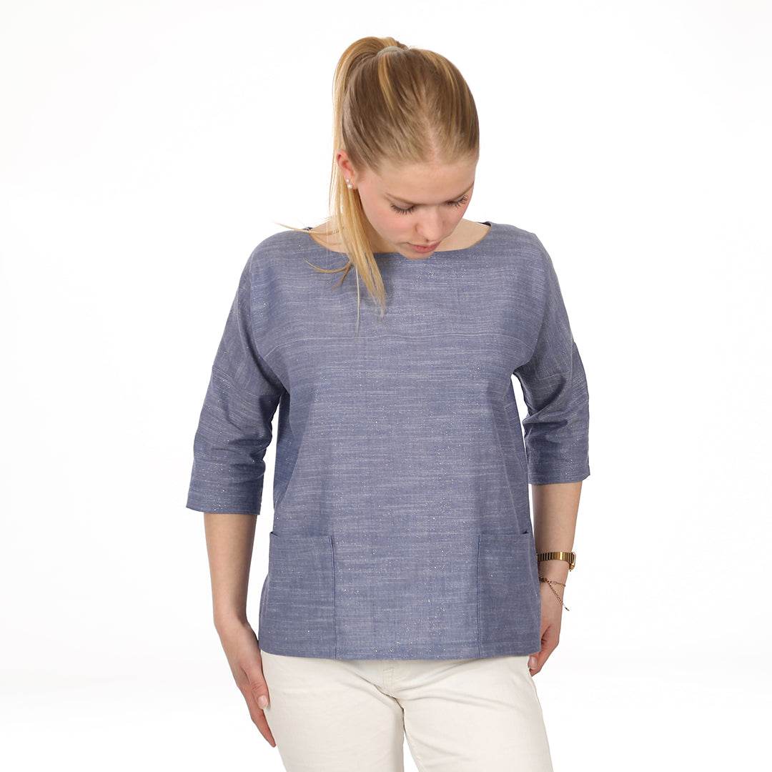Bluse FRAU AIKO | Schnittmuster Gr. XXS-L : - Sewando