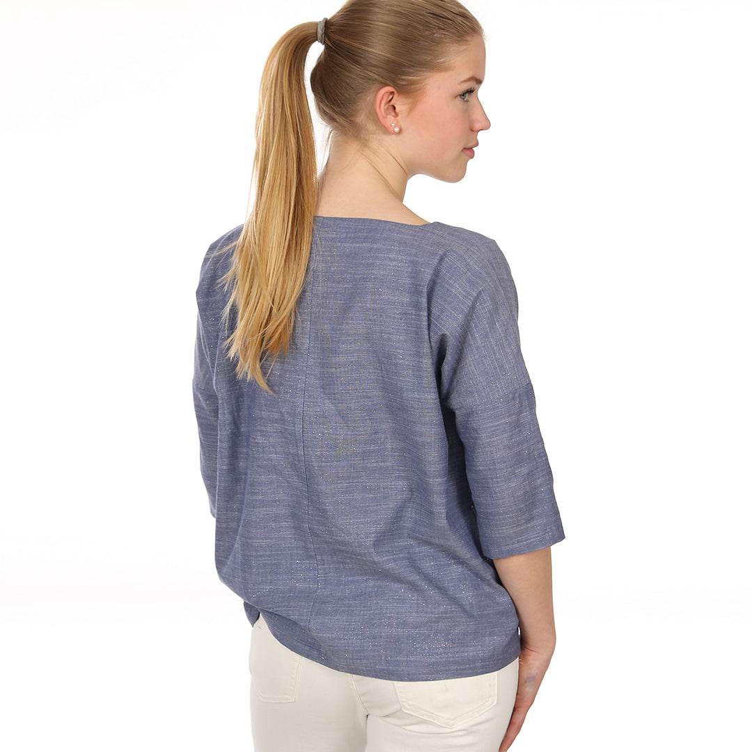 Bluse FRAU AIKO | Schnittmuster Gr. XXS-L : - Sewando