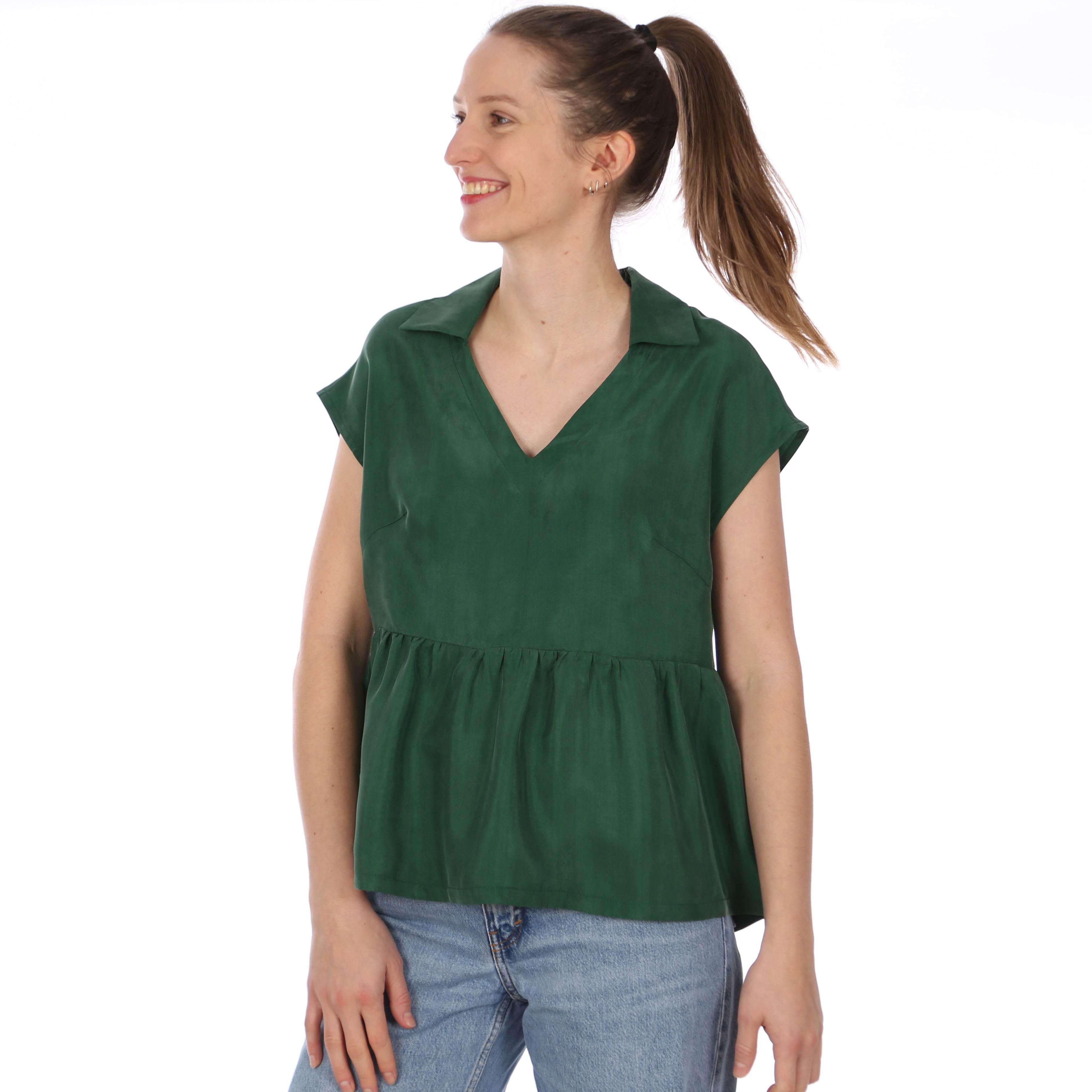 Blusentop FRAU ANETT | Schnittmuster Gr. XS – XXL - Sewando