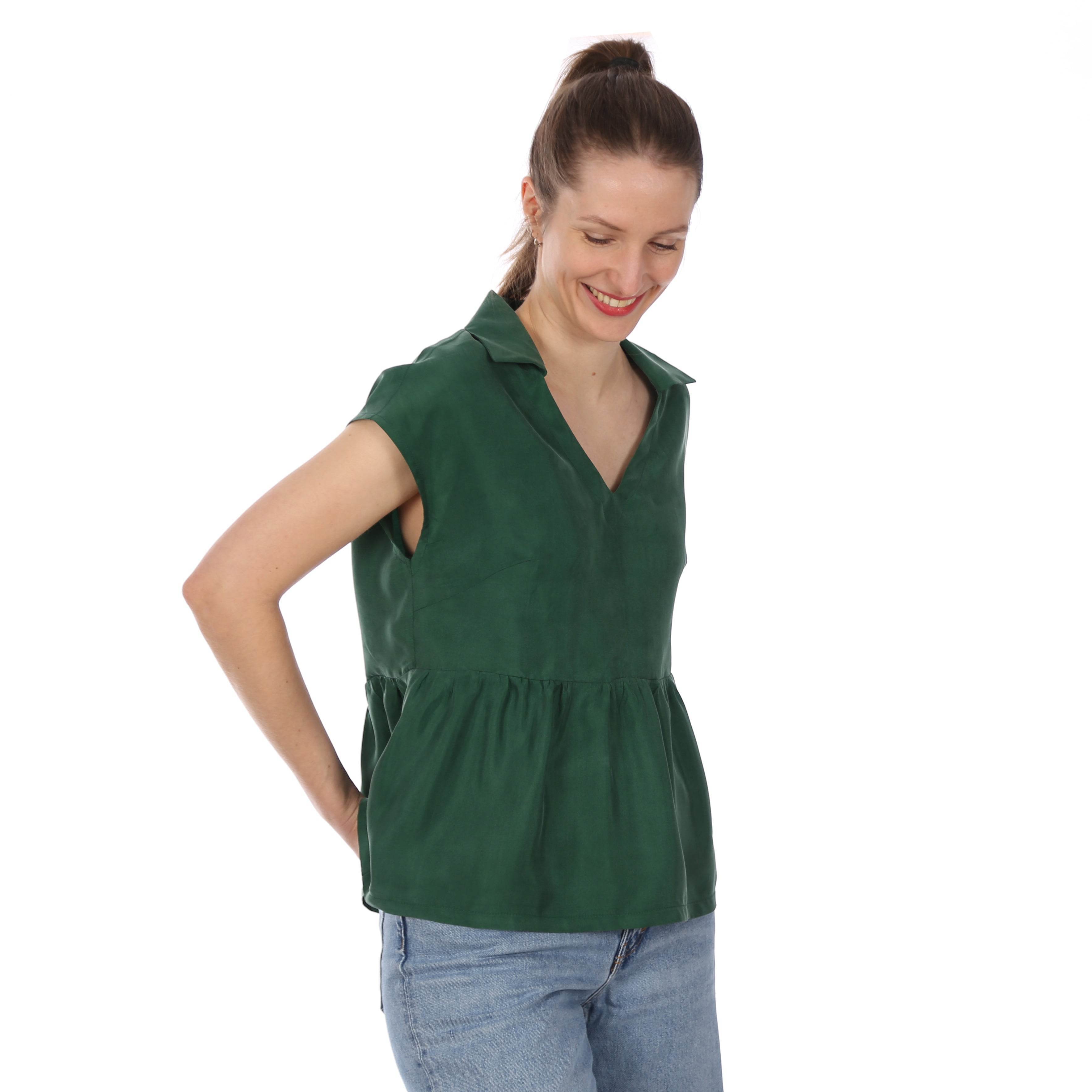 Blusentop FRAU ANETT | Schnittmuster Gr. XS – XXL - Sewando