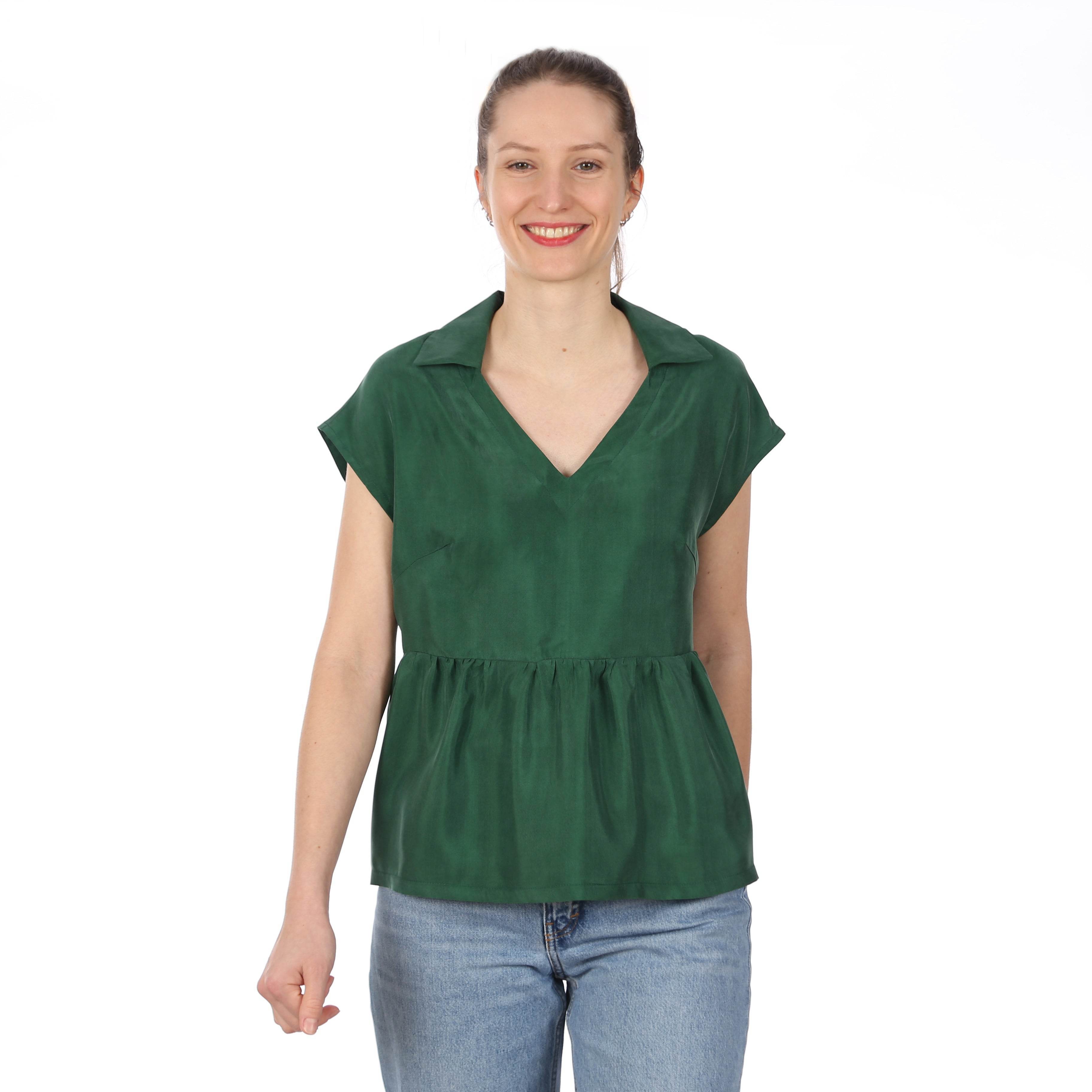 Blusentop FRAU ANETT | Schnittmuster Gr. XS – XXL - Sewando