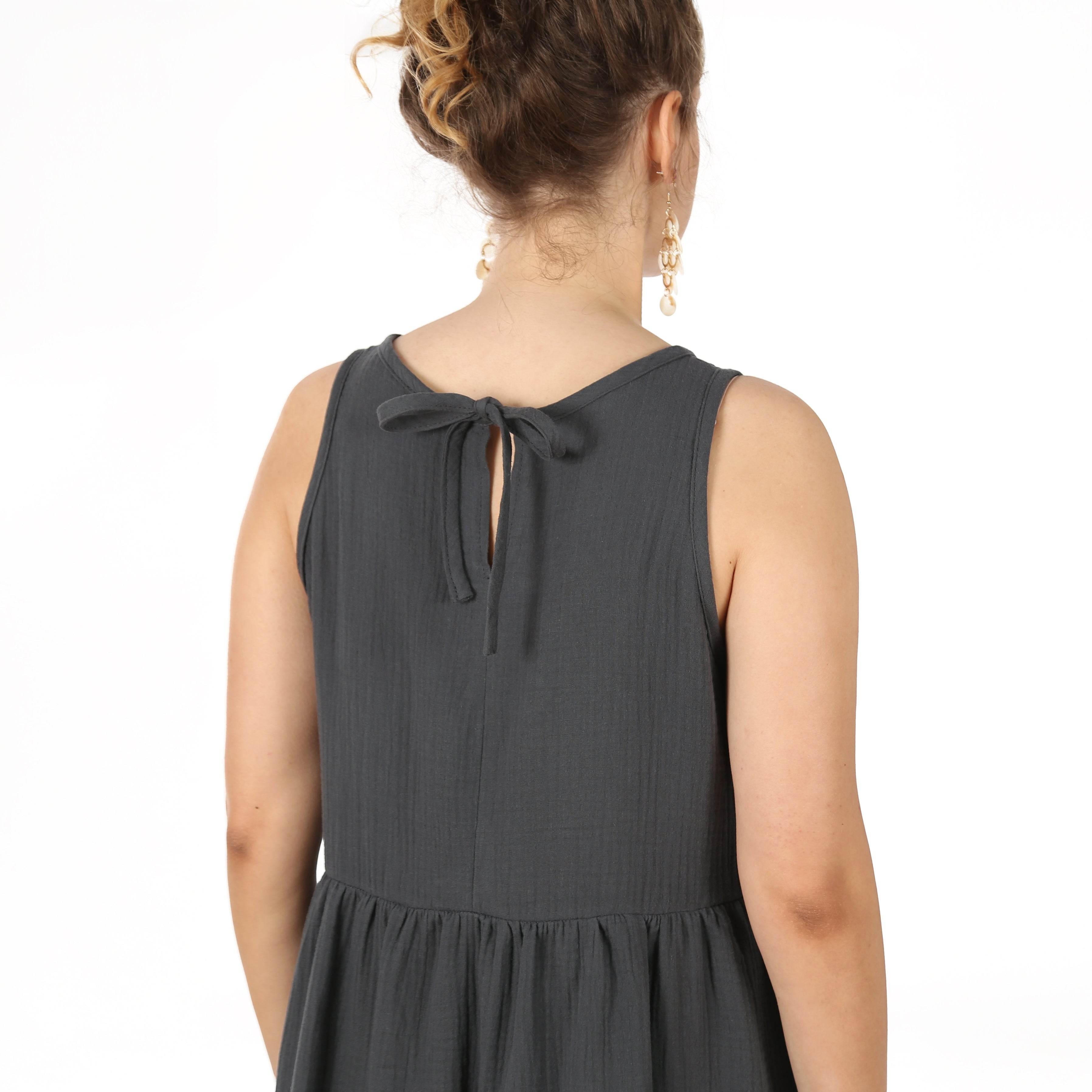 Volantkleid FRAU CLAIRE | Schnittmuster Gr. XS – XXL - Sewando
