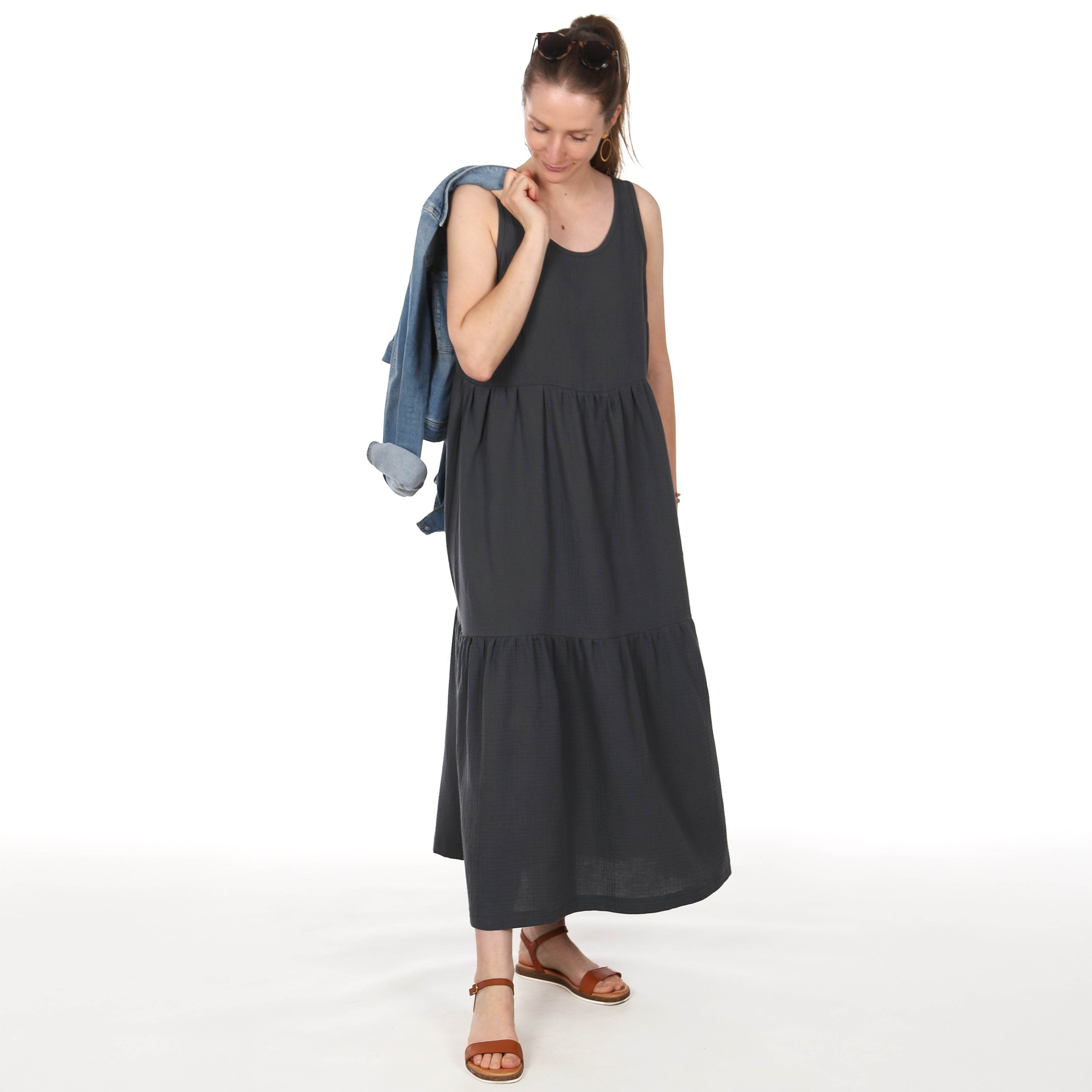Volantkleid FRAU CLAIRE | Schnittmuster Gr. XS – XXL - Sewando
