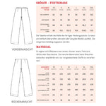 Hose FRAU ELENA | Schnittmuster Gr. XS-XXL : - Sewando