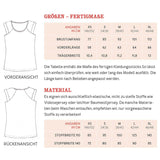 Trägershirt FRAU JOSY | Schnittmuster Gr. XS-XL : - Sewando