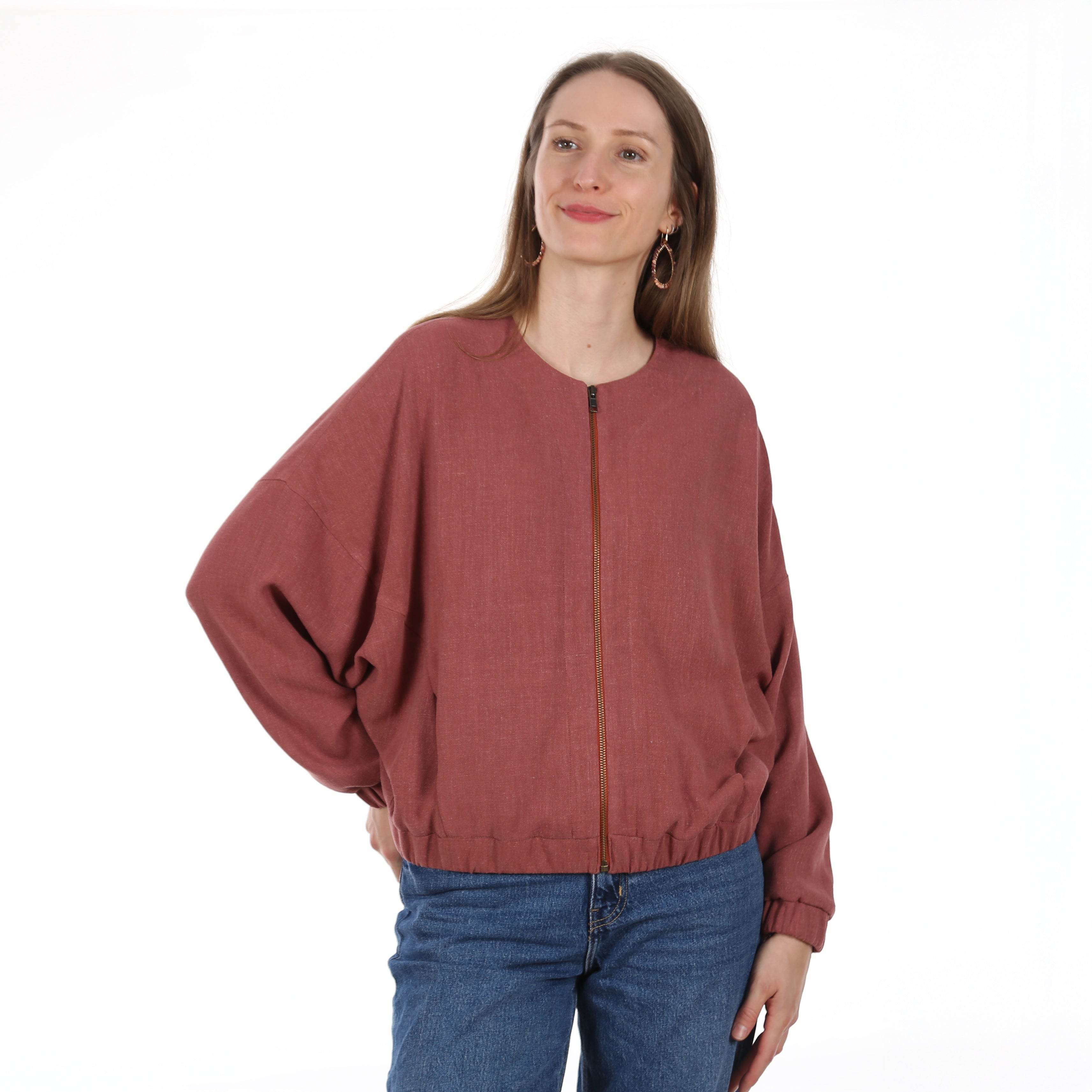 Fledermausjacke FRAU KORA | Schnittmuster Gr. XS – XXL - Sewando