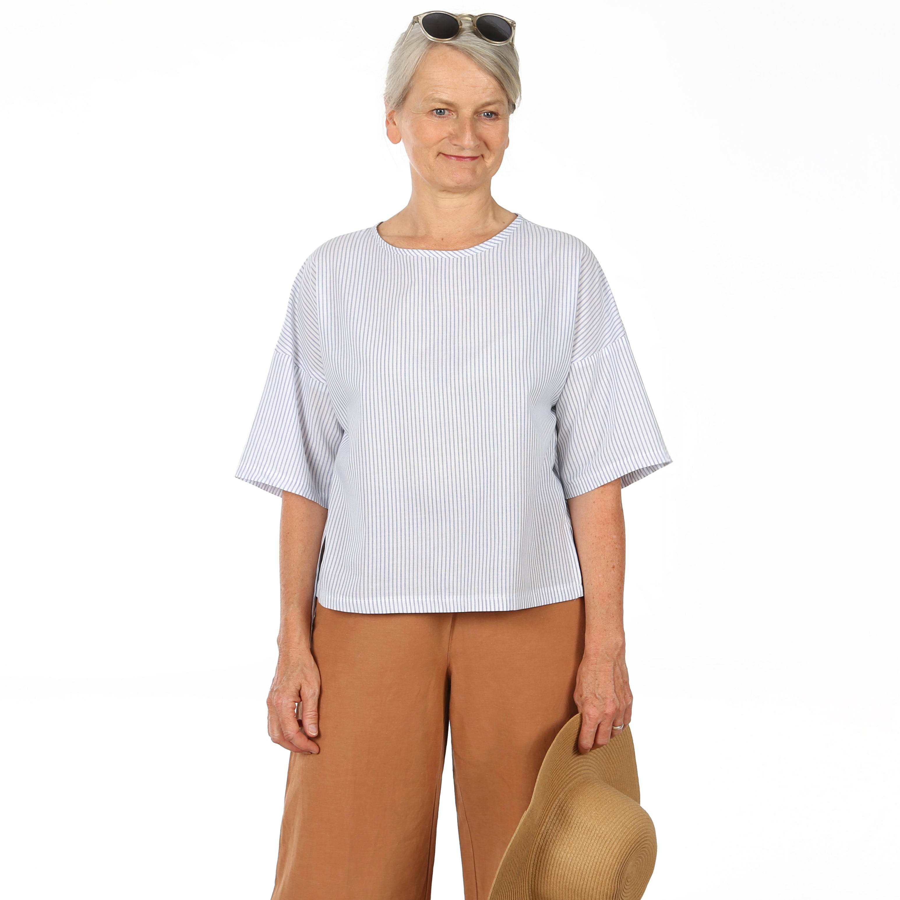 Bluse FRAU MAKI | Schnittmuster Gr. XS – XXL - Sewando