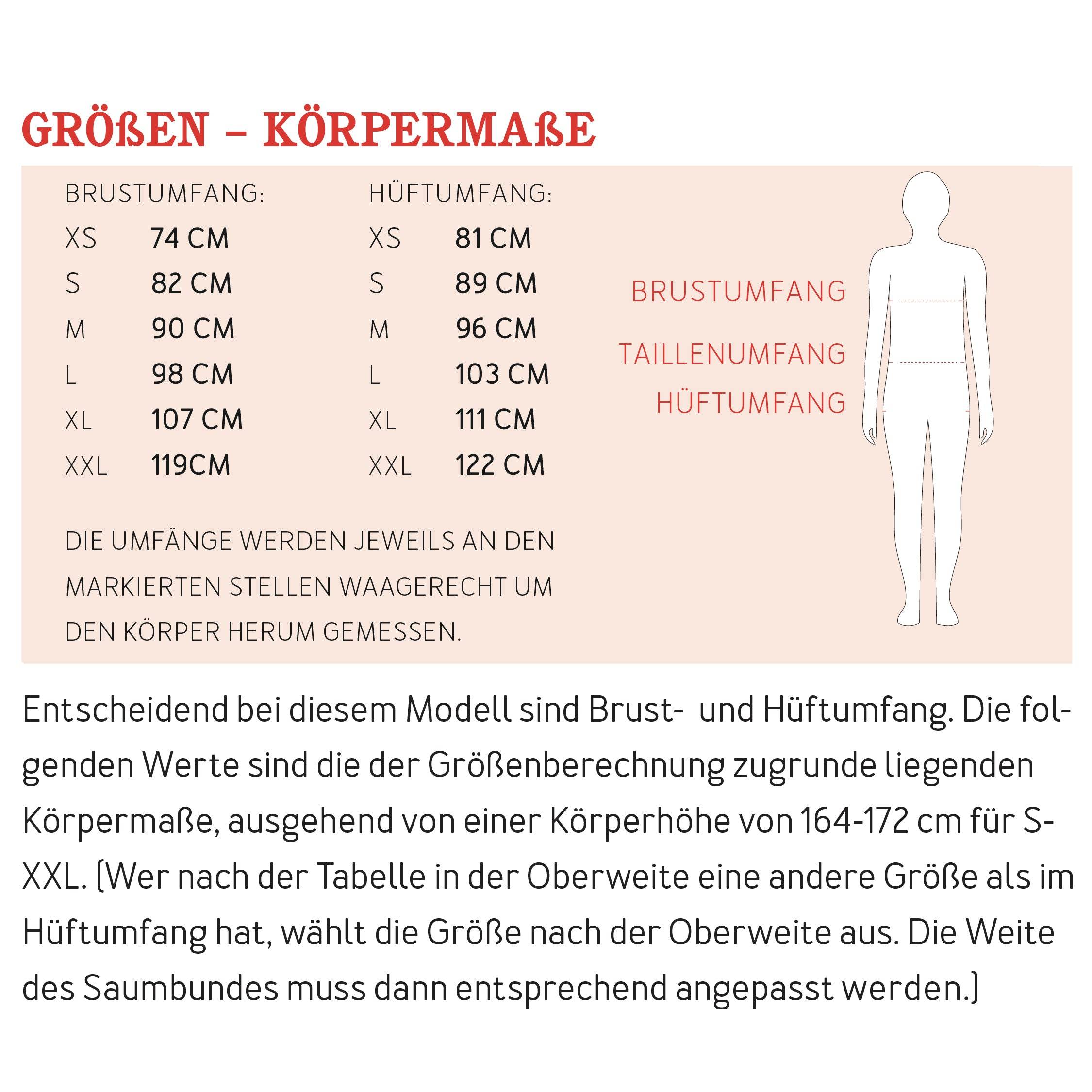 Rollkragenpullover FRAU OKE | Schnittmuster Gr. XS-XXL - Sewando
