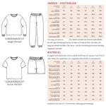 Schlafanzug FRAU TRIXI | Schnittmuster Gr. XS-XXL - Sewando