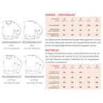 Fledermausshirt FRAU USEDOM | Schnittmuster Gr. XS-XL - Sewando