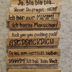*Freche Sprüche* Plotterdatei - Sewando