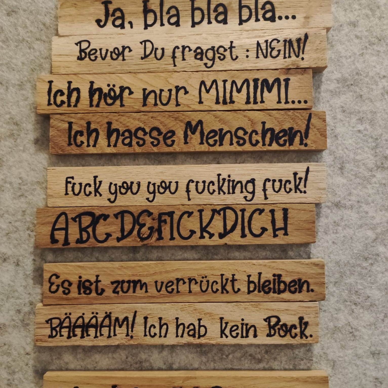 *Freche Sprüche* Plotterdatei - Sewando