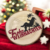 Plotter-, Laser- und 3D Druck Datei *Frohe Weihnachten*