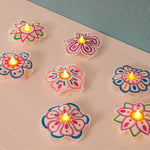 Stickdatei Set Summer Lights LED Cover Blumen - Sewando