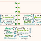 5x Stickdatei "Fadensammler" ITH Dosenmanschette